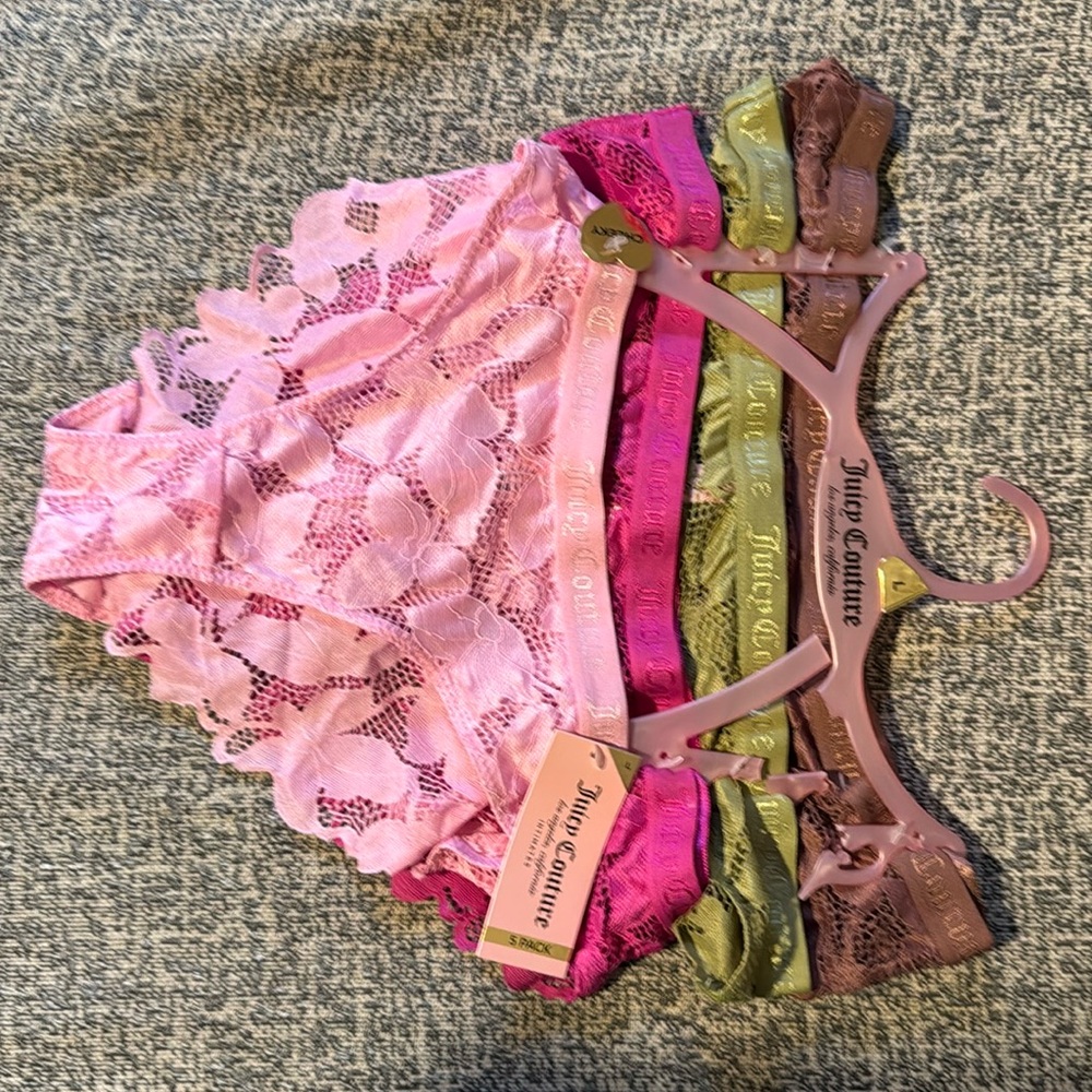 Juicy Couture Cheeky Panty Pack Size L
